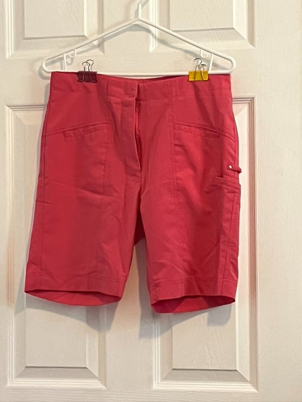 Bright pink bermuda golf short size 12 petite